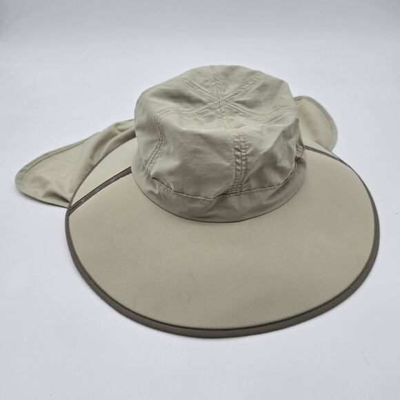 Juniper Hat Womens Medium Large Hiking Sun Beach Safari Fish Wide Brim Neck Flap - Picture 2 of 12